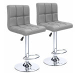 Verona Adjustable PU Leather Bar Stool - Image 8